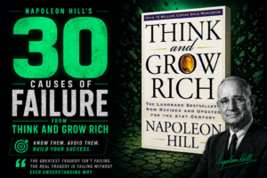 Read more about the article Why Do People Fail in Life? Napoleon Hill’s 30 Causes of Failure (Think and Grow Rich)